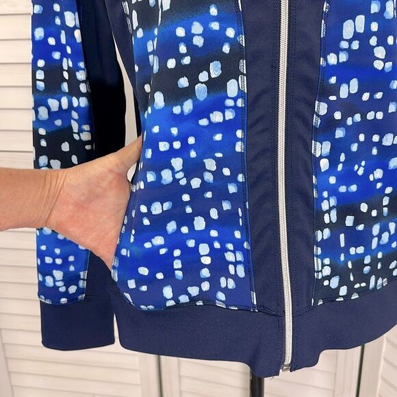 Zenergy By Chico’s Jacket Size 1 (8) Activewear Stretch - Picture 6 of 15
